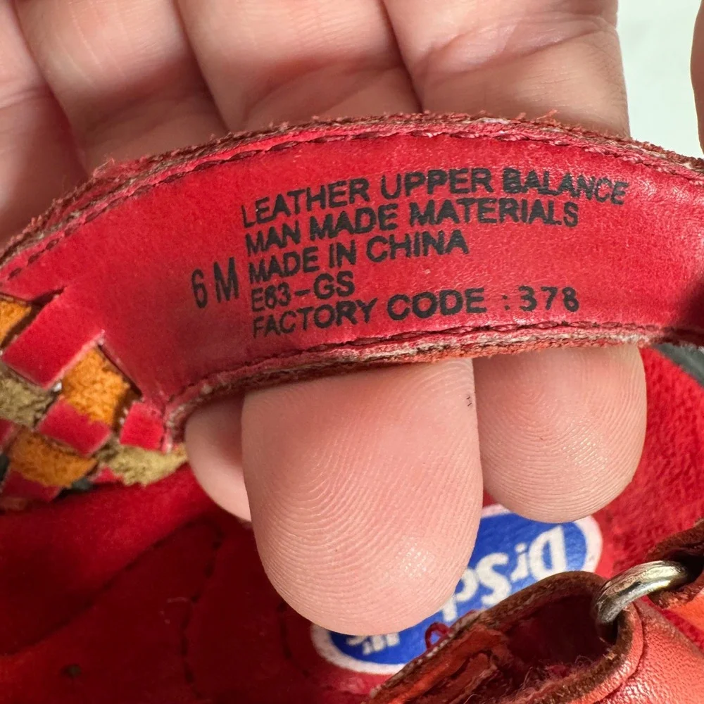 Vintage Dr. Scholl's Huaraches Mexican Sandals Woven Pink Leather Boho 6M